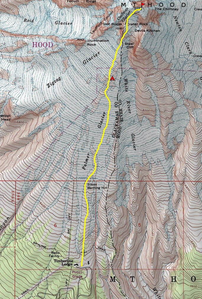Mount Hood Map