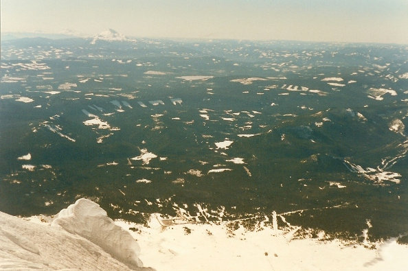 looking north to Mt. Adams