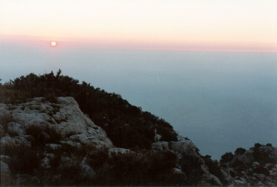 Sunrise on Guadalupe Peak