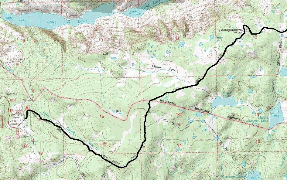 Elkhart trail map
