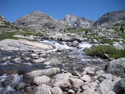 creek from Indian Lakes