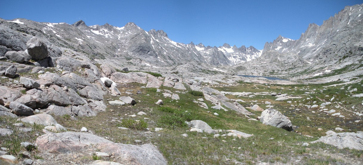 Titcomb Lakes area 