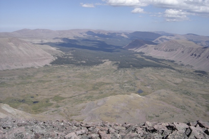 east from Kings Peak