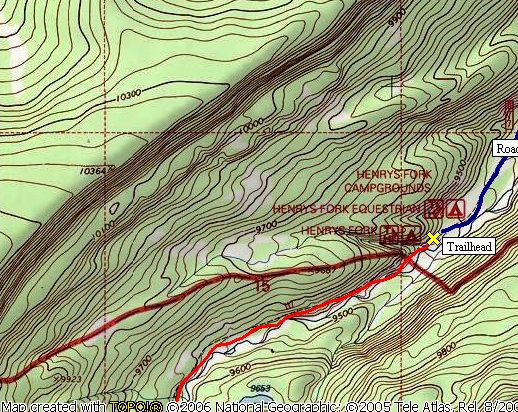 Kings Peak map