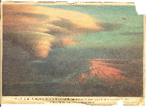 Lenticular cloud on Rainier