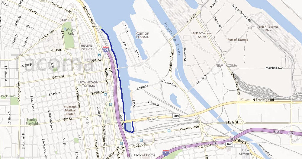 thea foss walkway map