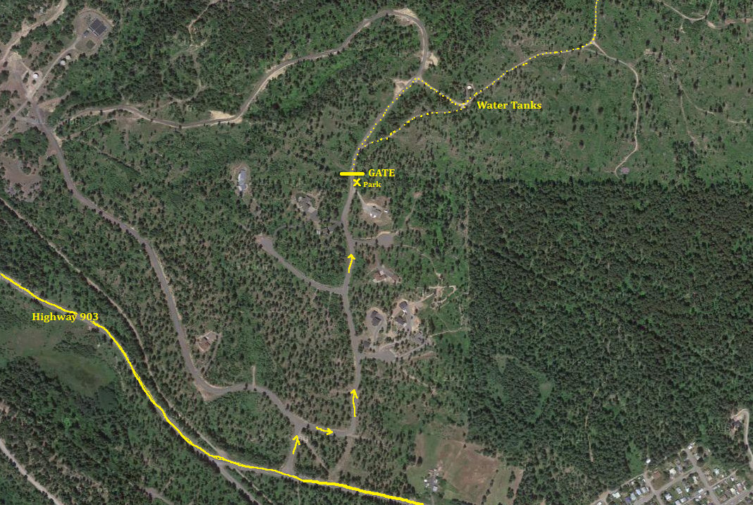 cle elum ridge area map