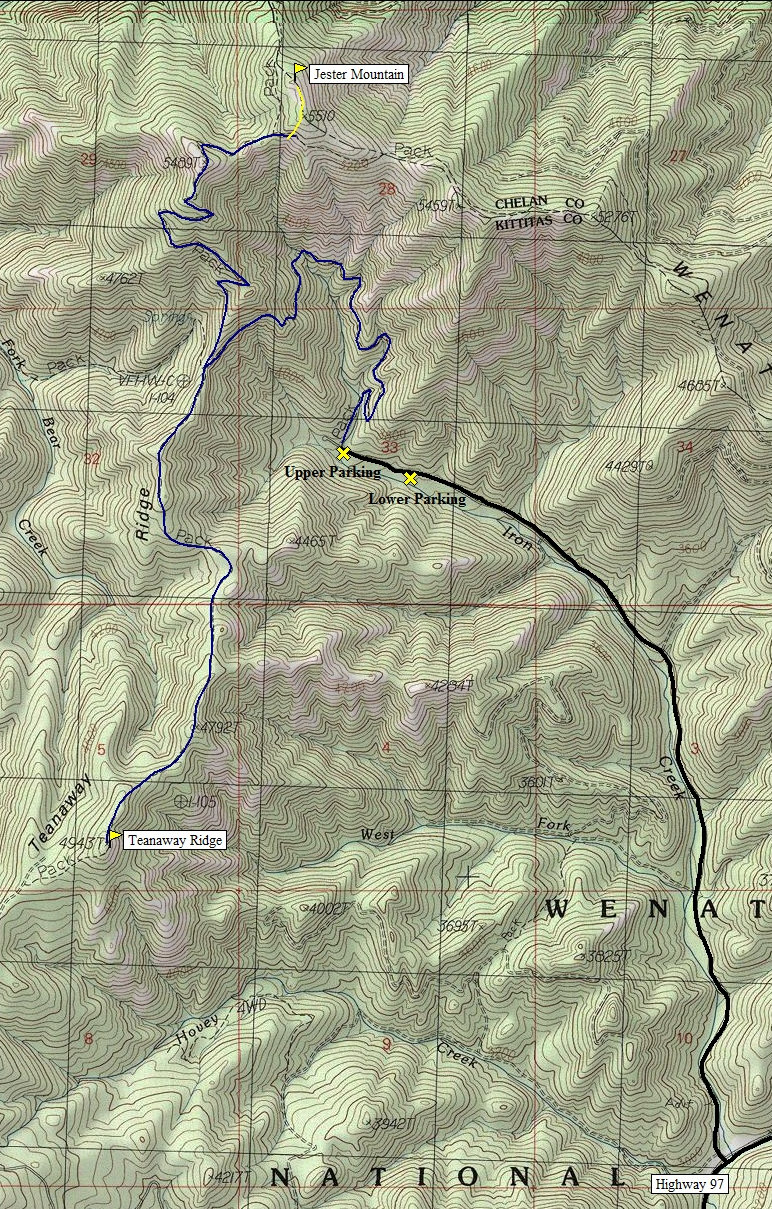 iron bear trail map