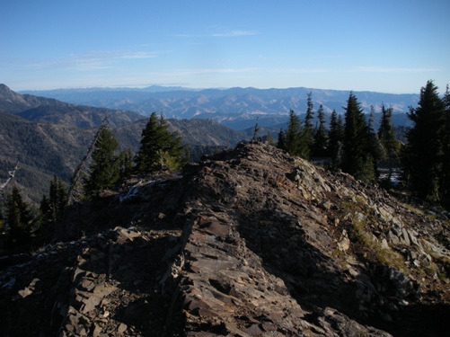 summit of Miller Peak