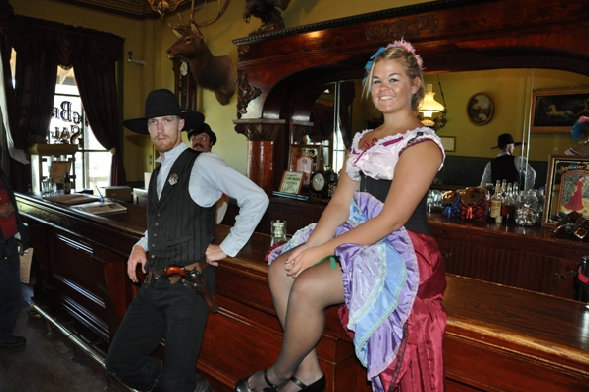 Dodge City, Kansas, An Old Fashioned 4th of July at the Boot Hill Museum,  featuring a reenactment of The Shooting of Ed Masterson Stock Photo - Alamy