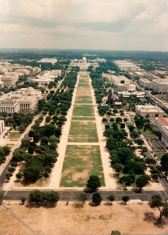 U.S. Capitol Building from Washington Monument 