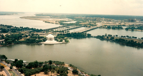 Jefferson Memorial from Washington Monument