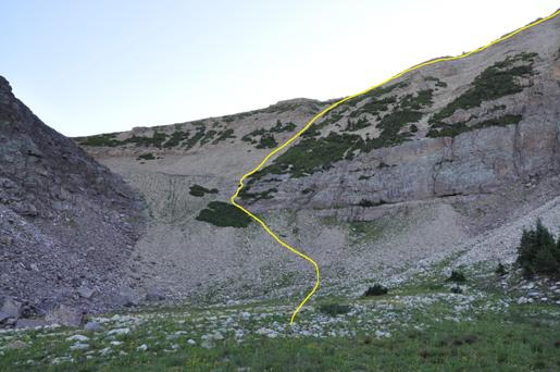ridge of Mt. Agassiz