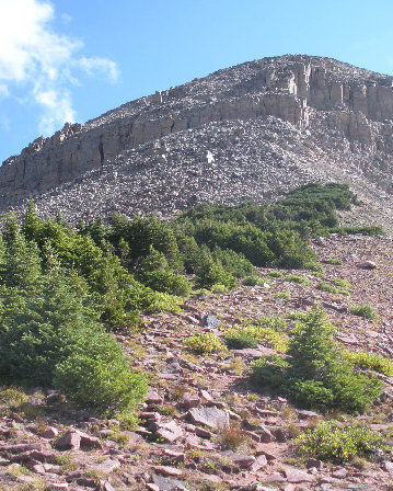 Climbing Hayden Peak