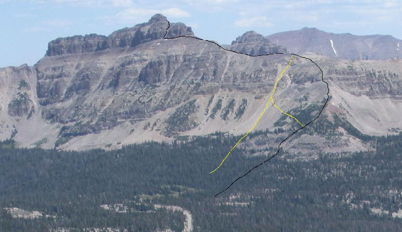 Hayden Peak route