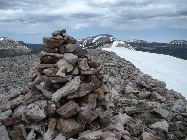 Haystack summit cairn