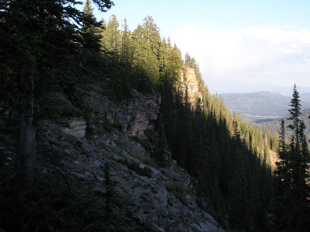 cliffs from a viewpoint 