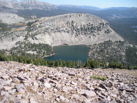 Kamas Lake from Mount Marsell