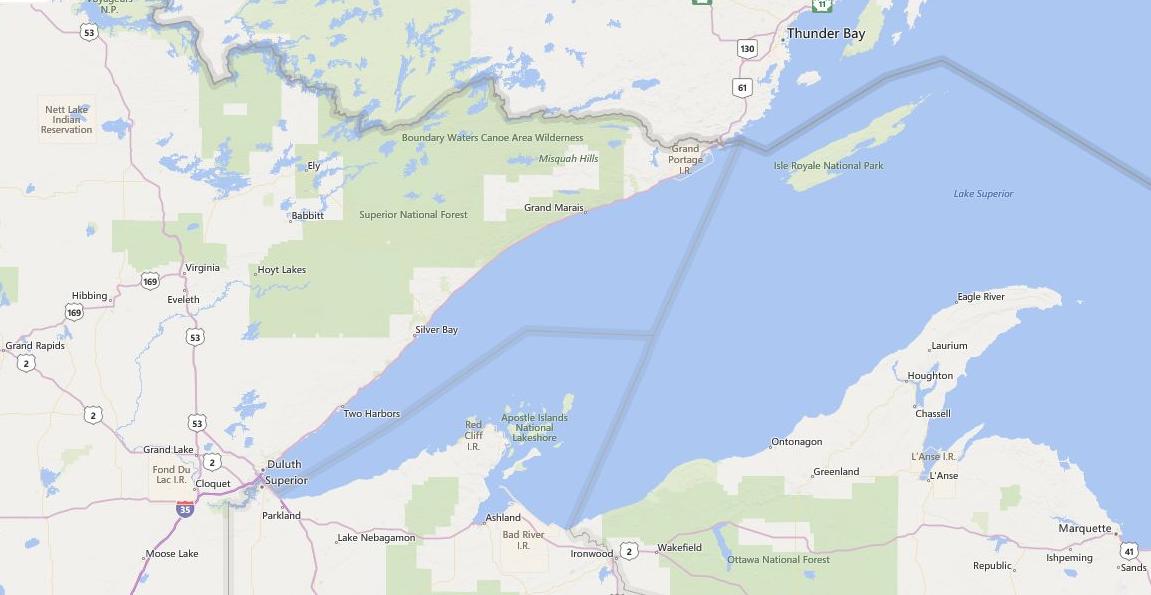 north shore map