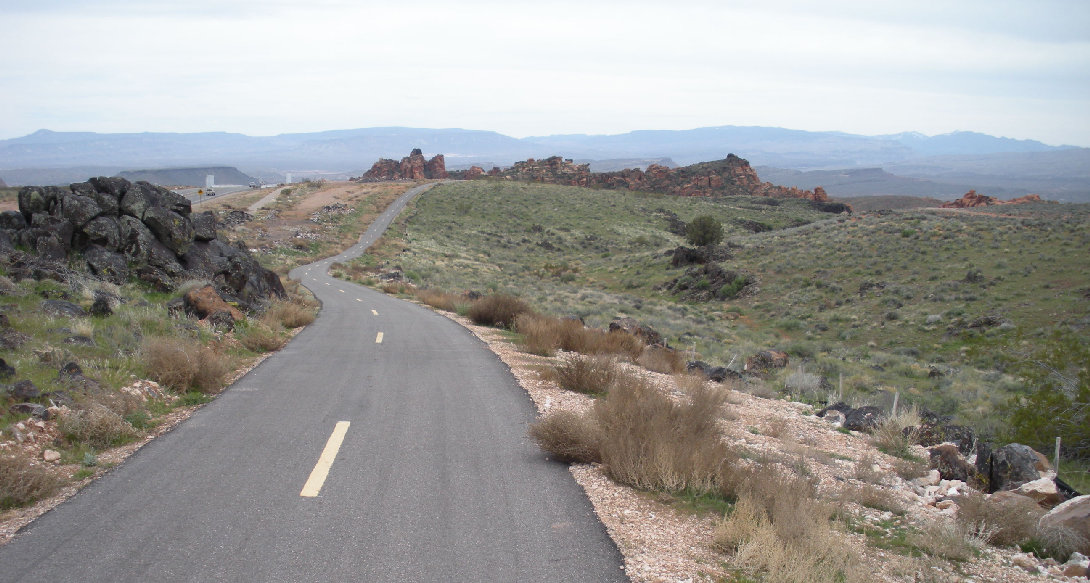 Snow Canyon bike trail