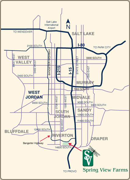 Springview Farms access map