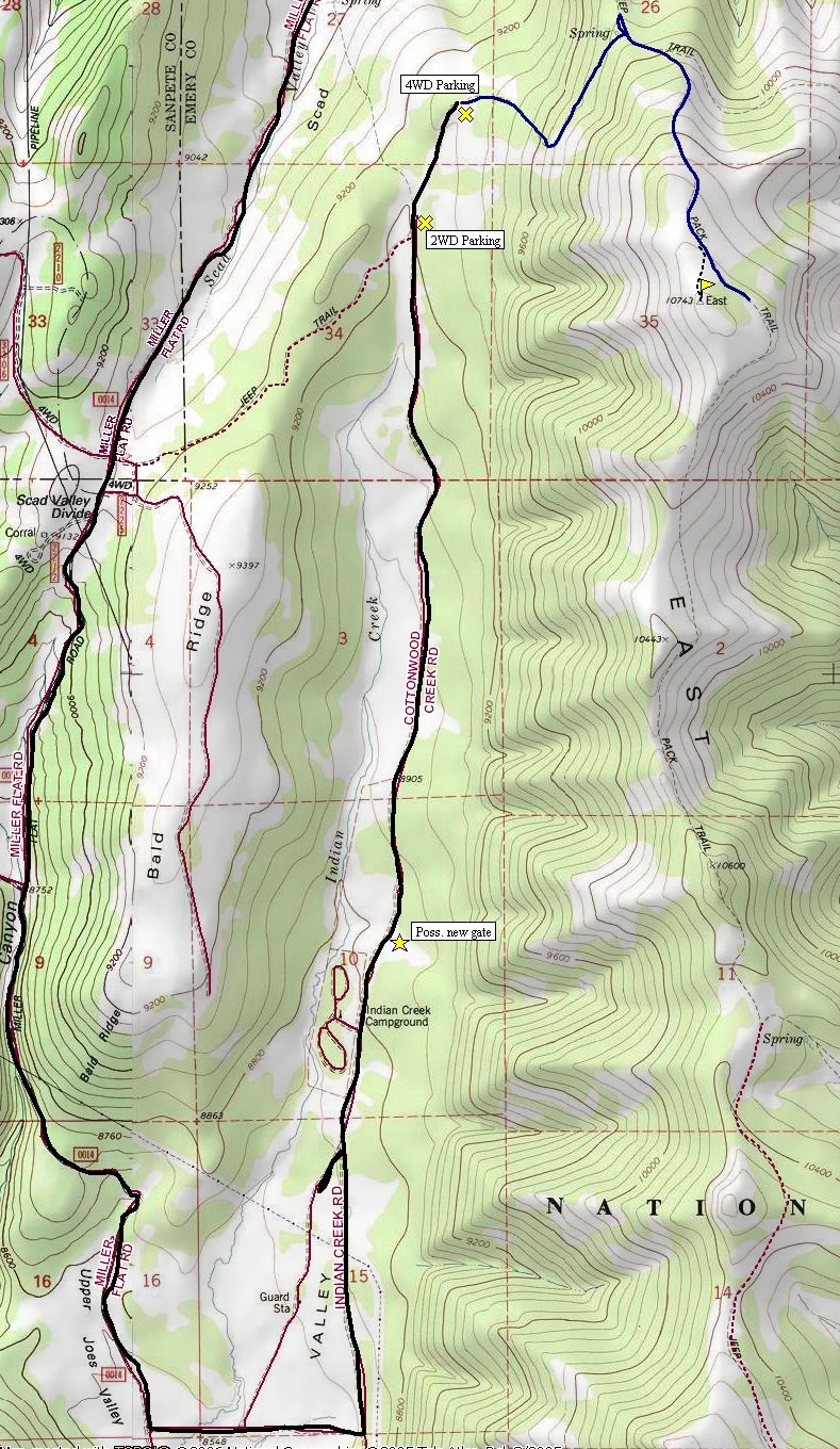 East Mountain Map