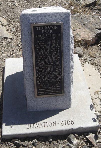 Thurston Peak memorial