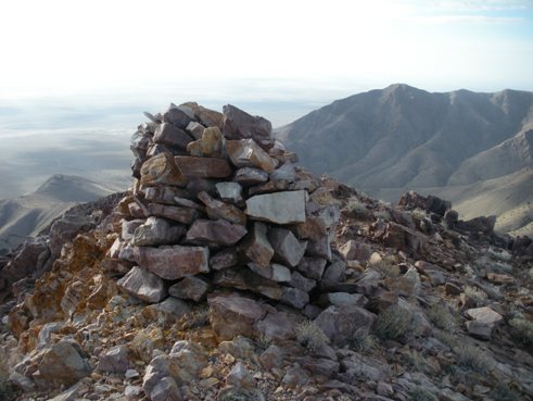 Cairn in Drum Mountains