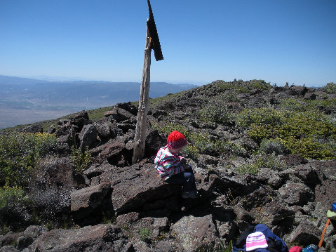 Signal Peak summit pole