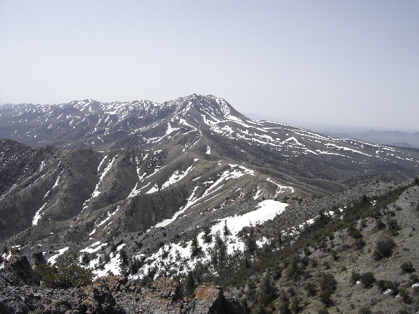 South to Black Crook Peak