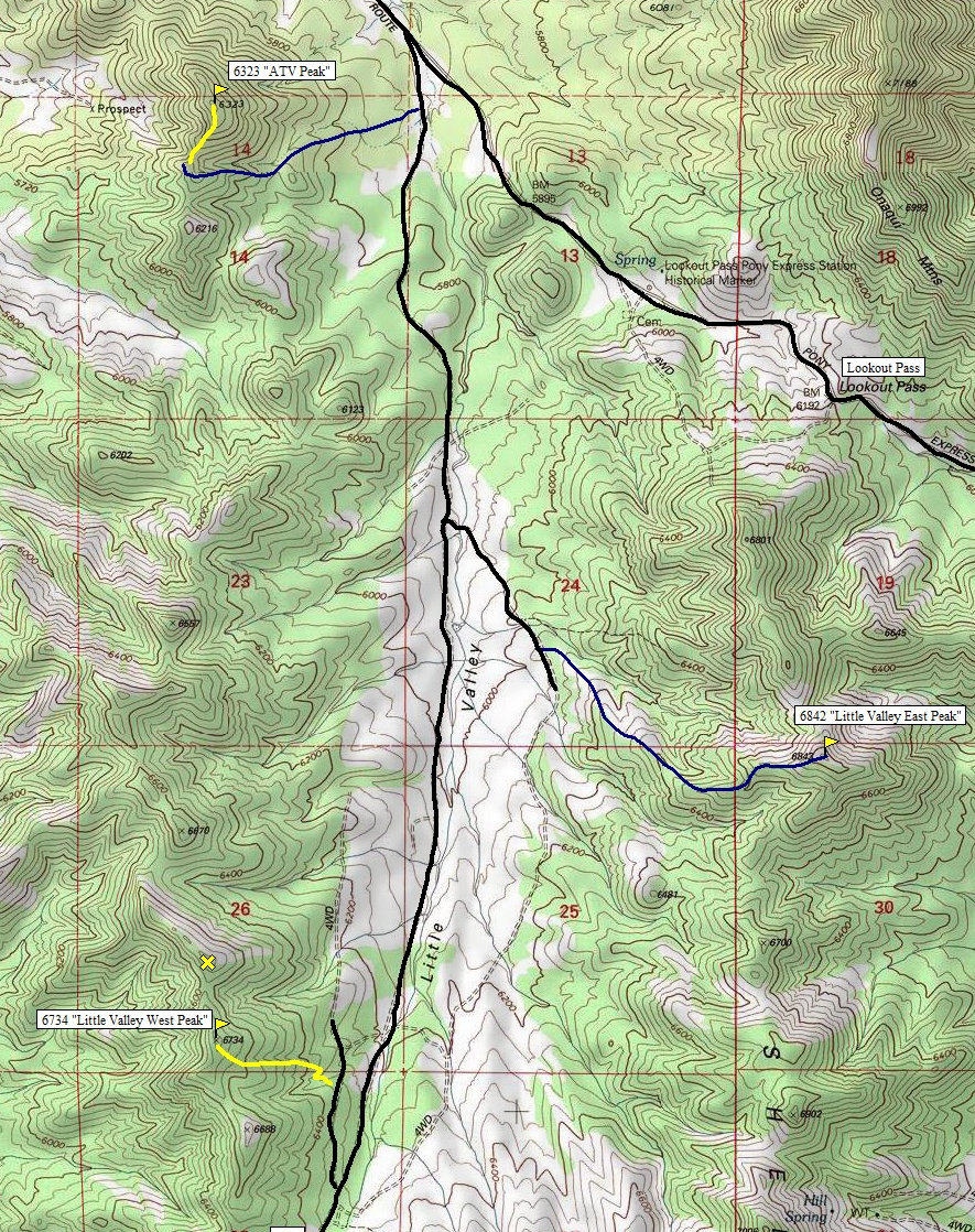 Little Valley Map