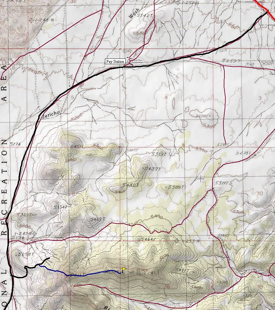 Sahara Recreation Area Map