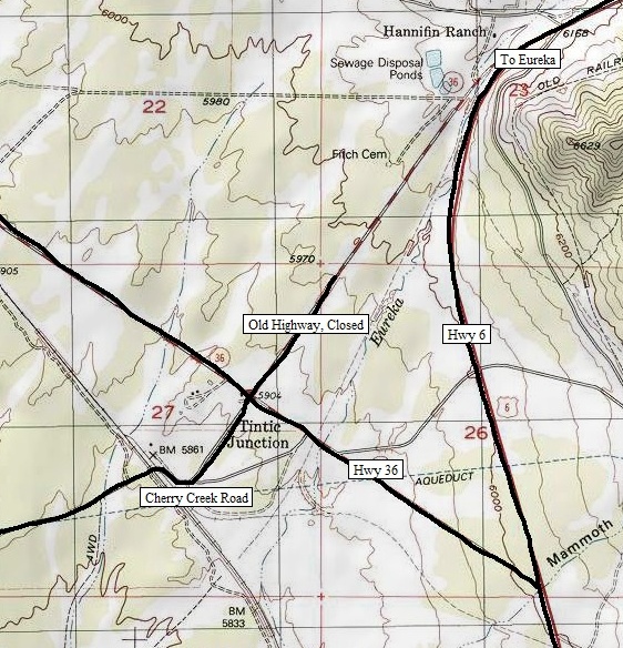 Tintic Junction map