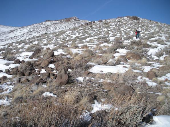 Route up South Mountain