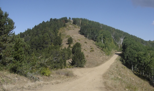 Route up Coffee Peak