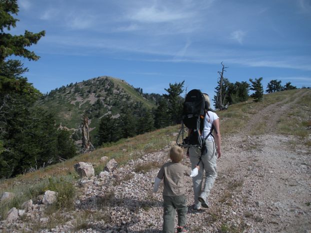 Climbing James Peak