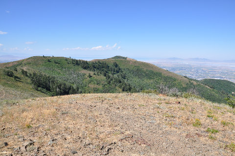 Lewis Peak in distance