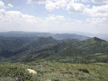 Views of San Pitch Mountains