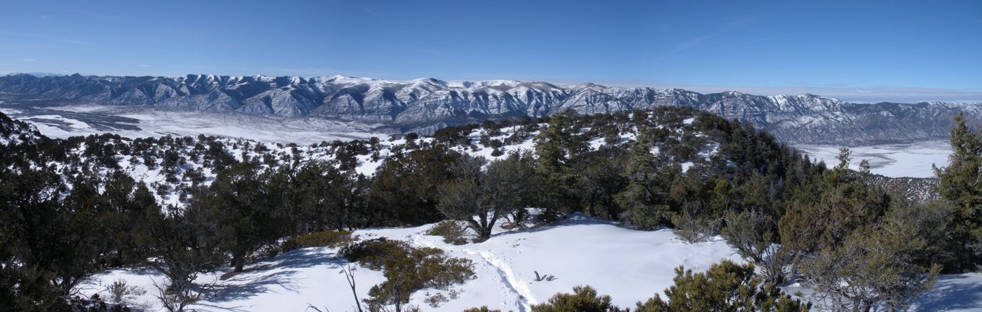 Pahvant Range from Valley Mountains.