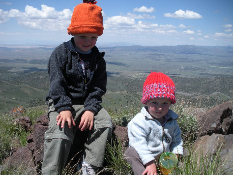 Kids on Tintic Mountain