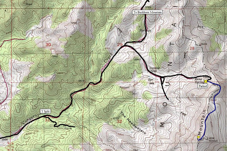 Tintic Mountain map