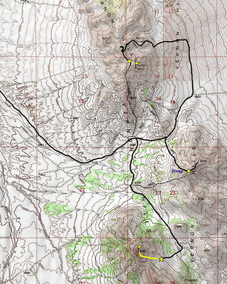 Vernon Hills route map