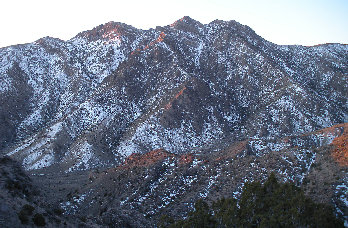 Peak 7659 near George Hansen Peak