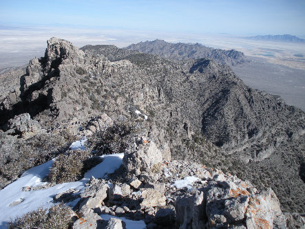 north from George H. Hansen Peak