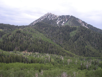 Nebo from the trail