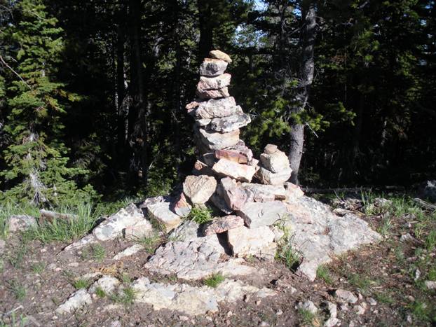 Bridger Peak cairn