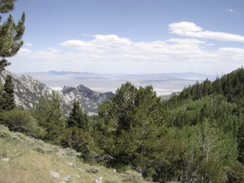 Hiking out the Ibapah trail