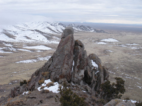 Desert Peak rock spire