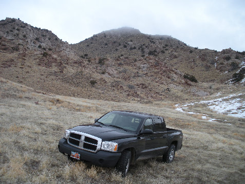 Route up East Desert Peak