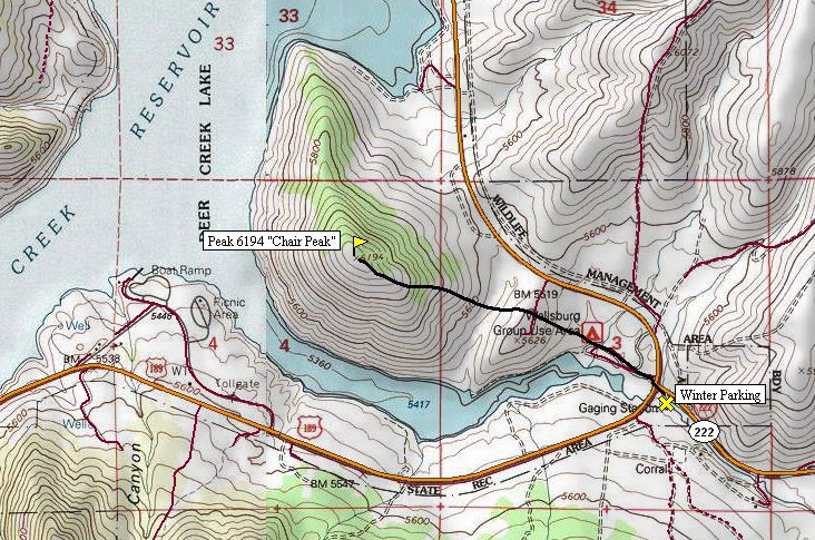 Chair Hill map